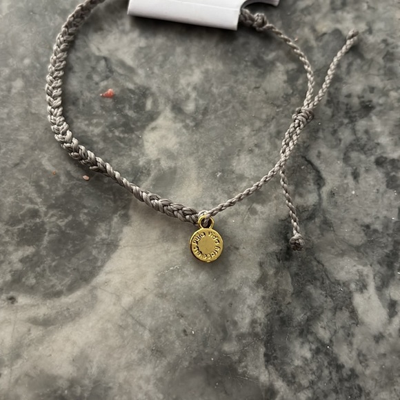 Pura Vida Braided Bracelet in Gray and Gold - Picture 3 of 3